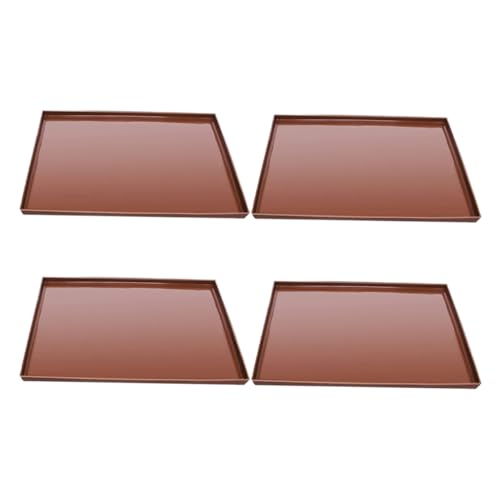SOIMISS 4Stücke Silikonmatte Hitzebeständige Dehydrator Matte Wiederverwendbare Backunterlage für Obsttrockner und Backofen Langlebig und Leicht zu Reinigen von SOIMISS