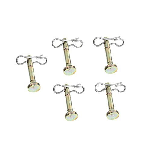 SOIMISS 5 Sätze Scherbolzen und Klappsplinte für Schneefräse Stabile Ersatzteile Kompatibel mit Verschleißfest und Schützende Schneewerfer Zubehör von SOIMISS