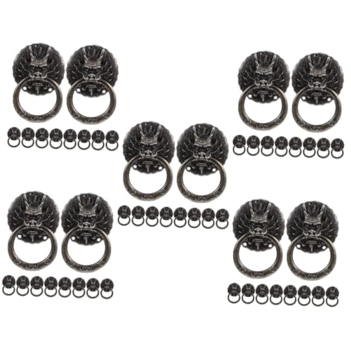 SOIMISS 5 Sätze Teiliges Schrankgriffe Mit Drachenkopf Design Vintage Möbelgriffe Für Küchenschränke Kommoden Und Einfache Installation Hochwertige Legierung Zeitloses 10 Stück * 5 SOIMISS 5 Sätze Teiliges Schrankgriffe Mit Drachenkopf Design Vintage Möbelgriffe Für Küchenschränke Kommoden Und Einfache Installation Hochwertige Legierung Zeitloses 10 Stück * 5 von SOIMISS