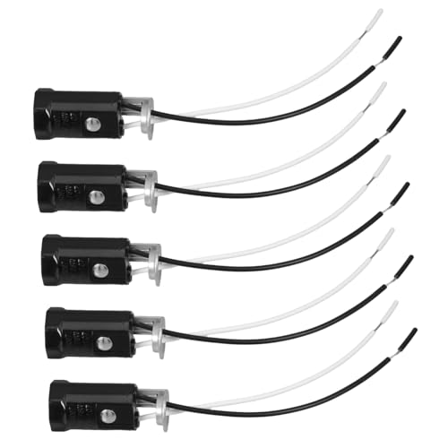 SOIMISS 5 Stück Lampenfassung Schlüssel Lose Fassung mit Kabel für LED Glühbirnen in Kronleuchtern und Wandleuchten Sicherheitsstandards Einfache Installation Langlebiges Material SOIMISS 5 Stück Lampenfassung Schlüssel Lose Fassung mit Kabel für LED Glühbirnen in Kronleuchtern und Wandleuchten Sicherheitsstandards Einfache Installation Langlebiges Material von SOIMISS
