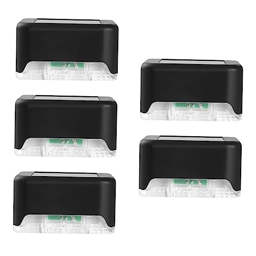 SOIMISS 5 Stück Solar Treppenlichter Led Gartenleuchten Für Außen Solar Bereich Korridorbeleuchtung Energieeffizient Für Garten Und Terrasse SOIMISS 5 Stück Solar Treppenlichter Led Gartenleuchten Für Außen Solar Bereich Korridorbeleuchtung Energieeffizient Für Garten Und Terrasse von SOIMISS