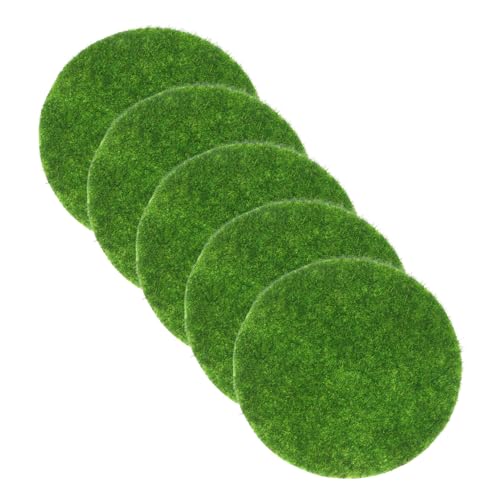 SOIMISS 5 Stück Teiliges Künstliches Moos Rund Realistische Grüne Dekorationsmatte für Mikrolandschaften DIY Bastel Kunstmoos Teppich Vielseitig für Innen und Außendeko SOIMISS 5 Stück Teiliges Künstliches Moos Rund Realistische Grüne Dekorationsmatte für Mikrolandschaften DIY Bastel Kunstmoos Teppich Vielseitig für Innen und Außendeko von SOIMISS
