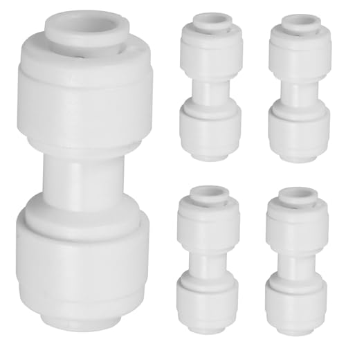 SOIMISS 5 Stück Teiliges Schnellkupplungs Kunststoff Wasserfilter Rohrverschraubungen Gerade Verbinder Kompatibel mit Wasserreinigungssystemen Einfache Installation Robust Langlebig SOIMISS 5 Stück Teiliges Schnellkupplungs Kunststoff Wasserfilter Rohrverschraubungen Gerade Verbinder Kompatibel mit Wasserreinigungssystemen Einfache Installation Robust Langlebig von SOIMISS