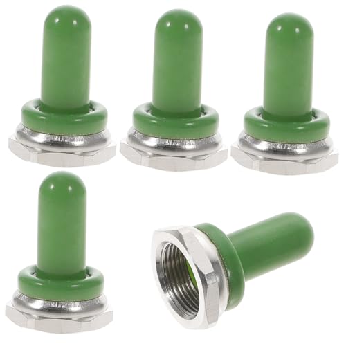 SOIMISS 5 Stück Teiliges Silikonbeschichtete Wasserdichte Kippschalter Schutzkappen mit Metallmutter Staubdicht Langlebig Kompakt Passend für Schalter Vielseitig Einsetzbar für Sichere SOIMISS 5 Stück Teiliges Silikonbeschichtete Wasserdichte Kippschalter Schutzkappen mit Metallmutter Staubdicht Langlebig Kompakt Passend für Schalter Vielseitig Einsetzbar für Sichere von SOIMISS