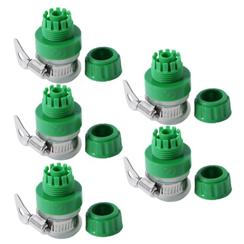 SOIMISS 5 Stück Teiliges Wasserhahn Schnellverbinder aus Grünem Kunststoff Garten Schlauch Anschluss für Autowäsche Robuster Wasserhahn Adapter Leakproof Leicht und Tragbar SOIMISS 5 Stück Teiliges Wasserhahn Schnellverbinder aus Grünem Kunststoff Garten Schlauch Anschluss für Autowäsche Robuster Wasserhahn Adapter Leakproof Leicht und Tragbar von SOIMISS