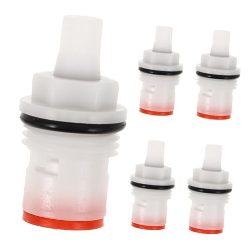 SOIMISS 5 Stück Teiliges Wasserhahn Ventilkerne aus Robustem Kunststoff Verschleißfest Druck und Hitzebeständig Ersatzteile für Kalt und Warmwasserarmaturen Kompatibel mit Einhebel und SOIMISS 5 Stück Teiliges Wasserhahn Ventilkerne aus Robustem Kunststoff Verschleißfest Druck und Hitzebeständig Ersatzteile für Kalt und Warmwasserarmaturen Kompatibel mit Einhebel und von SOIMISS