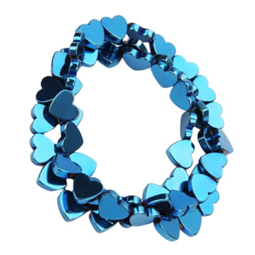 SOIMISS 50 Stück Hollow Herzperlen Farbige Steinperlen für DIY Schmuckdesign für Armbänder und Blau SOIMISS 50 Stück Hollow Herzperlen Farbige Steinperlen für DIY Schmuckdesign für Armbänder und Blau von SOIMISS