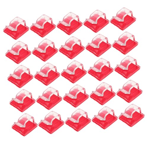 SOIMISS 50 Stück Kabelhalter Selbstklebend Transparent Quadratische Kabelclips zur Kabelorganisation und Headset kabelaufwicklung Praktisches Kabelmanagement für Schreibtisch und Zuhause SOIMISS 50 Stück Kabelhalter Selbstklebend Transparent Quadratische Kabelclips zur Kabelorganisation und Headset kabelaufwicklung Praktisches Kabelmanagement für Schreibtisch und Zuhause von SOIMISS