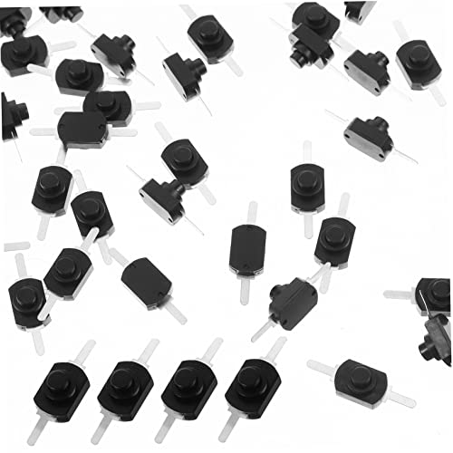 SOIMISS 50 Stück Mini Latching Micro Druckknopfschalter für Taschenlampe und Elektronik Selbstsichernd für DIY Projekte und Elektrische Geräte SOIMISS 50 Stück Mini Latching Micro Druckknopfschalter für Taschenlampe und Elektronik Selbstsichernd für DIY Projekte und Elektrische Geräte von SOIMISS