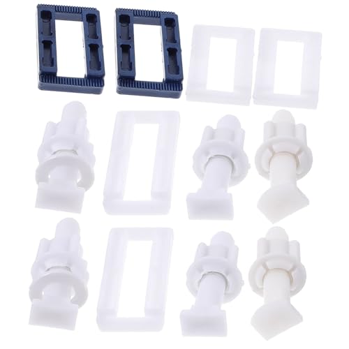 SOIMISS 6 Sätze Toilettensitz Schrauben Kunststoff Ersatzteile Wc Sitz Befestigung Klodeckel Schrauben für Stabile Montage und Einfache Installation Passend für Toiletten Zufällige Farbe von SOIMISS