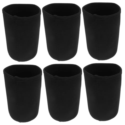 SOIMISS 6 Stück Keimglas-lichtschutz Einmachglashülsen Abdeckung Ärmel Einmachglas-sprossenschirme Sprossenglas-Tuch-verdunkelung Einmachgläser Keimglasschirme Klein Mason Black Stoff von SOIMISS