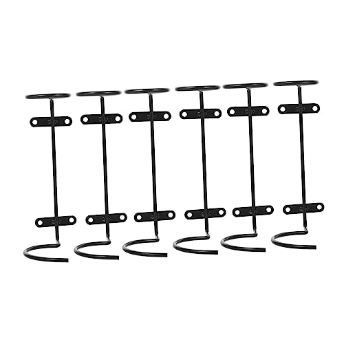 SOIMISS 6 Stück Metall Weinregal Wandmontage Teiliges Hängend Robuster Wandhalter für Rotweinflaschen Küchen Bar Wohnzimmer Weinflaschen Organizer SOIMISS 6 Stück Metall Weinregal Wandmontage Teiliges Hängend Robuster Wandhalter für Rotweinflaschen Küchen Bar Wohnzimmer Weinflaschen Organizer von SOIMISS