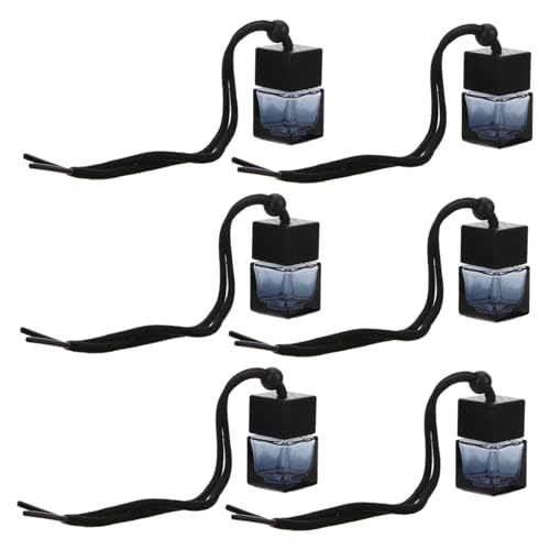 SOIMISS 6 Stück Nachfüllbare Auto Duftflasche Hängende Aromatherapie Flasche Robuste Glasflasche für Auto Zuhause und Büro Stilvolles Design für Innenraum SOIMISS 6 Stück Nachfüllbare Auto Duftflasche Hängende Aromatherapie Flasche Robuste Glasflasche für Auto Zuhause und Büro Stilvolles Design für Innenraum von SOIMISS