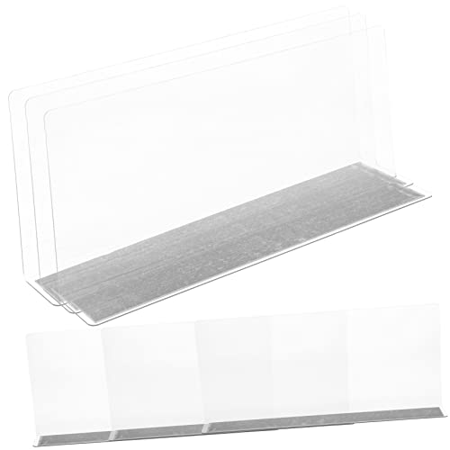 SOIMISS 6 Stück Schindeln Magnet Regalteiler Für Regale Kleiderschrank Verstellbarer Einlegeboden Warenteiler Regalklassifizierungsregale Warenregalteiler Snackteiler PVC Transparent SOIMISS 6 Stück Schindeln Magnet Regalteiler Für Regale Kleiderschrank Verstellbarer Einlegeboden Warenteiler Regalklassifizierungsregale Warenregalteiler Snackteiler PVC Transparent von SOIMISS