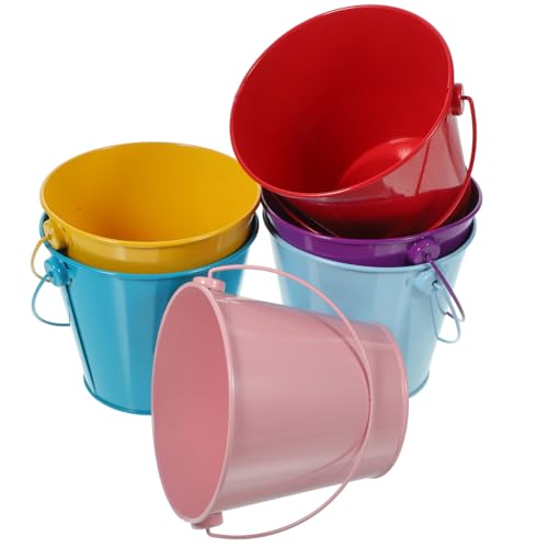 SOIMISS 6 Stück Teiliges Bunte Mini blumentöpfe aus Strapazierfähigem Weißblech mit Henkel Vielseitige Sukkulenten Eimer für Garten Dekoration und Aufbewahrung Kleiner Gegenstände SOIMISS 6 Stück Teiliges Bunte Mini blumentöpfe aus Strapazierfähigem Weißblech mit Henkel Vielseitige Sukkulenten Eimer für Garten Dekoration und Aufbewahrung Kleiner Gegenstände von SOIMISS