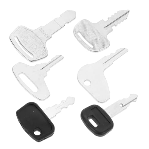 SOIMISS 6 Stück Teiliges Ersatz Zündschlüssel Starter Ignition Key für Traktoren Baumaschinen Rasenmäher Geeignet für Kubota Vielseitig Einsetzbar Baustellen Bauernhof Garten von SOIMISS