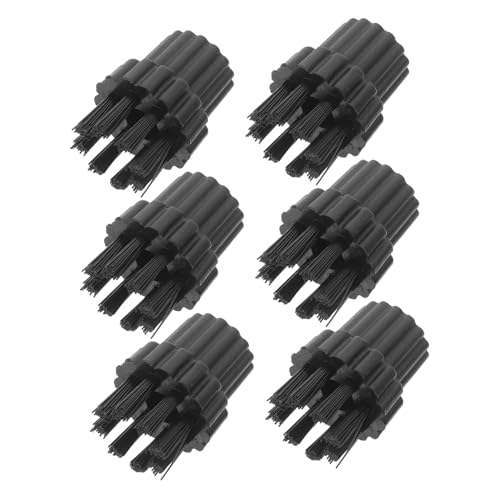 SOIMISS 6 Stück Teiliges Ersatzbürstenkopf Dampfreiniger Langlebige Nylonbürstenköpfe Starke Reinigungskraft Einfache Montage Geeignet für Haus Gewerbe und Industrie von SOIMISS