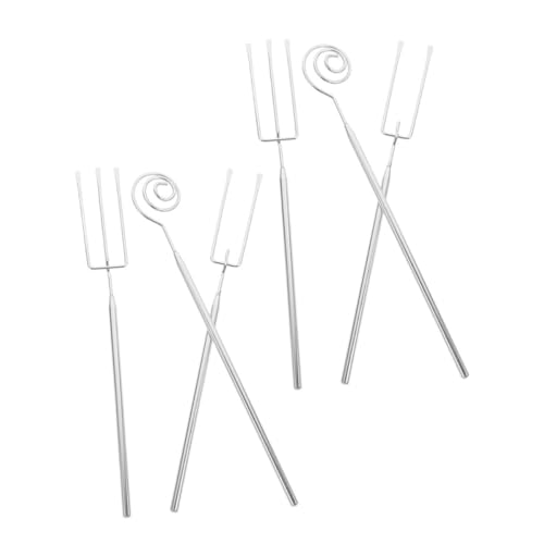 SOIMISS 6 Stück Teiliges Fondue Edelstahl Vielseitige Schokoladen und Käse Dipgabeln Kompatibel mit Induktionsherd und Gasherd Einfache Reinigung Stilvolles Design für Küche und Restaurant von SOIMISS