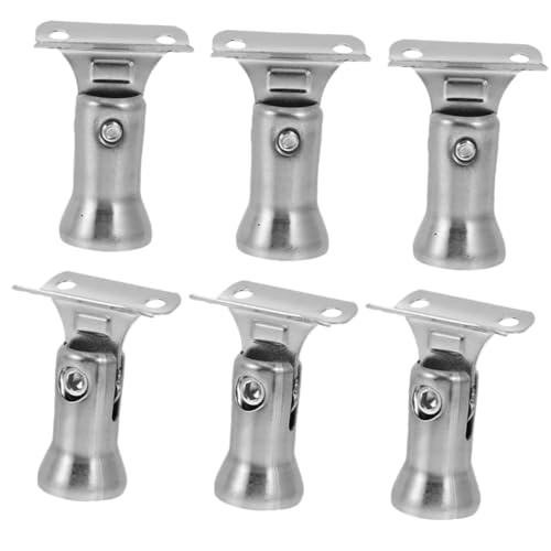 SOIMISS 6 Stück Teiliges Handlaufhalter Rostfrei Stabil und Langlebig Geeignet für Treppengeländer Wandmontage Vielseitig Einsetzbar für Innenbereiche und DIY Projekte von SOIMISS