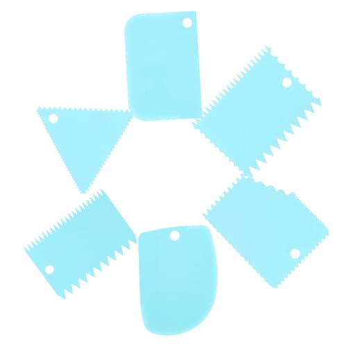 SOIMISS 6 Stück Teiliges Kunststoff Skulptur Werkzeugset Vielseitige Modelliermesser für Polymer Clay Blau zum Präzisen Formen Glätten und Schneiden Knete von SOIMISS