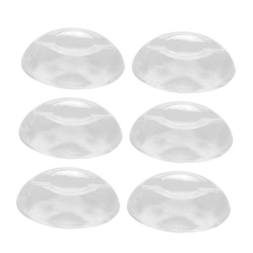 SOIMISS 6 Stück Teiliges Transparentes Tür Wand Schutzpad Selbstklebend Geräuschdämpfend Stoßabsorbierend Wiederverwendbar Geeignet für Türgriffe und Wände zur Vermeidung von von SOIMISS