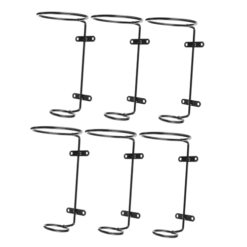 SOIMISS 6 Stück Teiliges Wand Weinregal aus Robustem Eisen Elegante Flaschenhalter zur Platzsparenden Weinlagerung und Stilvollen Wanddekoration für Zuhause und Partys von SOIMISS