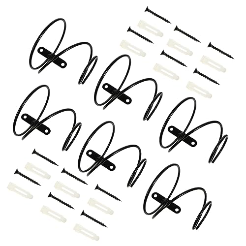 SOIMISS 6 Stück Teiliges Wandmontiertes Weinregal Schwarz Spiralförmiger Flaschenhalter Stabiles Flaschenregal Für Zuhause Bar Restaurant Weinliebhaber SOIMISS 6 Stück Teiliges Wandmontiertes Weinregal Schwarz Spiralförmiger Flaschenhalter Stabiles Flaschenregal Für Zuhause Bar Restaurant Weinliebhaber von SOIMISS