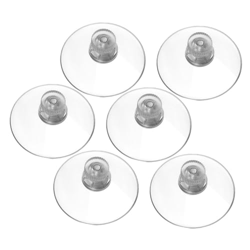 SOIMISS 6 Stück Transparente Starke Saugnäpfe mit Gewinde und Kunststoffmutter Pvc saugerhalter für Fenster Spiegel Fliesen und Glatte Oberflächen Vielseitig Einsetzbar Wasserfest SOIMISS 6 Stück Transparente Starke Saugnäpfe mit Gewinde und Kunststoffmutter Pvc saugerhalter für Fenster Spiegel Fliesen und Glatte Oberflächen Vielseitig Einsetzbar Wasserfest von SOIMISS