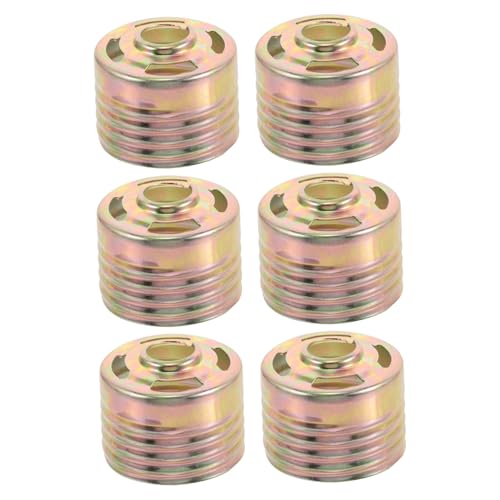 SOIMISS 6 Stück Verdeckte Sprinkler Abdeckplatten Robustem Gewindeschutz für Deckenmontage Sichere und Passgenaue Sprinklerabdeckung für Innen und Außenbereich Leicht zu Reinigen von SOIMISS