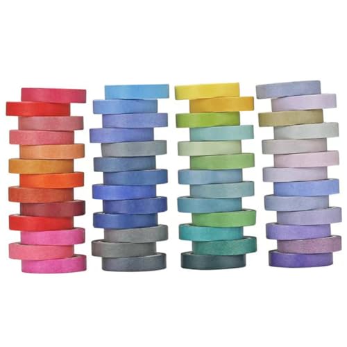 SOIMISS 60 Rollen Teiliges Washi Tape Bunte Klebebänder Dünn und Selbstklebend für Scrapbooking DIY Basteln Geschenkverpackung Notizbuch Dekoration Vielseitiges Papierband für Kreative SOIMISS 60 Rollen Teiliges Washi Tape Bunte Klebebänder Dünn und Selbstklebend für Scrapbooking DIY Basteln Geschenkverpackung Notizbuch Dekoration Vielseitiges Papierband für Kreative von SOIMISS