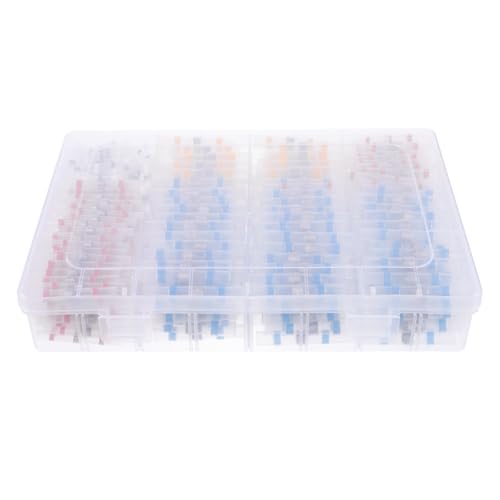 SOIMISS 600 Stück Schrumpf lötverbinder Wasserdichte Stoßverbinder Isolierte Kabelverbinder für Auto Heimwerker Elektrische Leitungen von SOIMISS