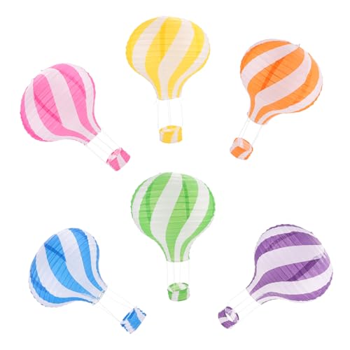 SOIMISS 6Stücke Heißluftballon Papierlaternen Chinesische Laternen Deko für Kindergeburtstagsfeiern Hochzeiten SOIMISS 6Stücke Heißluftballon Papierlaternen Chinesische Laternen Deko für Kindergeburtstagsfeiern Hochzeiten von SOIMISS
