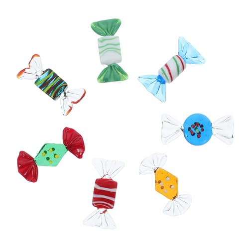 SOIMISS 7 Stück Süßigkeiten-Foto-Requisiten Wohnkultur Groß Süßigkeitendekoration Party Ornamente Gold Mini Festivaldekoration Sortiert Funkeln Gefälschte Süßigkeiten Glas Transparent SOIMISS 7 Stück Süßigkeiten-Foto-Requisiten Wohnkultur Groß Süßigkeitendekoration Party Ornamente Gold Mini Festivaldekoration Sortiert Funkeln Gefälschte Süßigkeiten Glas Transparent von SOIMISS