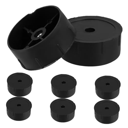 SOIMISS 8 Stück Teiliges Cat Scratch Post Plugs aus Schwarzem Kunststoff Einfache DIY Stabile Verbindungselemente für Kratzbaum Reparatur und Verbesserte Haltbarkeit von SOIMISS