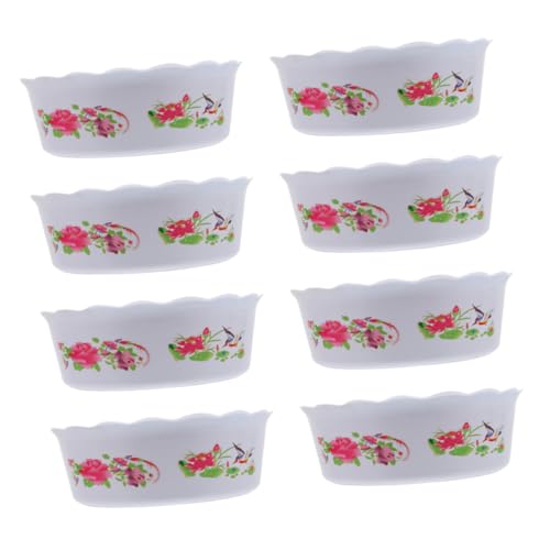 SOIMISS 8 Stück Teiliges Hydroponische Wasserpflanzer Runde Dicke Kunststoff Schalen Für Lotus Blume Innen Außen Gartendekoration SOIMISS 8 Stück Teiliges Hydroponische Wasserpflanzer Runde Dicke Kunststoff Schalen Für Lotus Blume Innen Außen Gartendekoration von SOIMISS