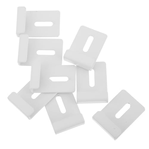 SOIMISS 8 Stück Teiliges Metall Glashalter Spiegelklammern für Badezimmer Glasretainer Clips Stabile Befestigung für Rahmenlose Spiegel Geeignet für Badmöbel und Waschtischspiegel SOIMISS 8 Stück Teiliges Metall Glashalter Spiegelklammern für Badezimmer Glasretainer Clips Stabile Befestigung für Rahmenlose Spiegel Geeignet für Badmöbel und Waschtischspiegel von SOIMISS
