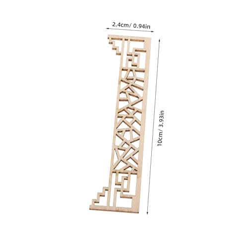 SOIMISS 8 Stück Teiliges Miniatur Holzbildschirm Chinesischer Stil Dekoratives Sandtisch Modell Leicht Geeignet für Sandtisch Miniaturlandschaften Traditionelle Szenendekoration von SOIMISS