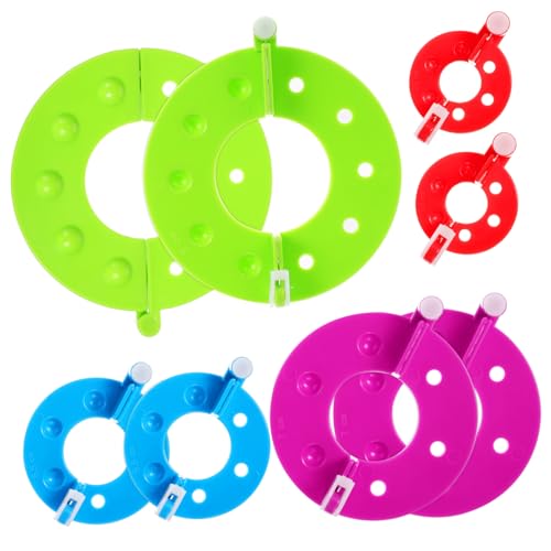SOIMISS 8 Stück Teiliges Pompom Maker aus Langlebigem Kunststoff Wiederverwendbares DIY Fluff Ball Werkzeug für Strick und Bastelprojekte zum Verzieren von Kleidung Mützen Taschen SOIMISS 8 Stück Teiliges Pompom Maker aus Langlebigem Kunststoff Wiederverwendbares DIY Fluff Ball Werkzeug für Strick und Bastelprojekte zum Verzieren von Kleidung Mützen Taschen von SOIMISS