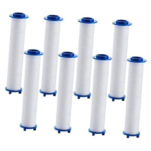SOIMISS 8 Stück Teiliges Pp Baumwoll Filter Duschkopf Hochdruck duschfilter Ersatz Kalkreduzierend Einfach zu Wechseln für Sauberes Wasser im Bad Langlebig und Schnell Trocknend von SOIMISS