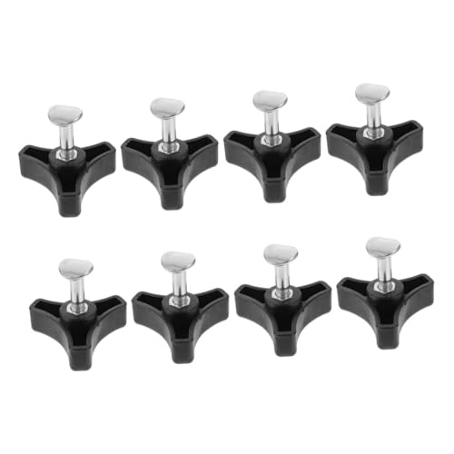 SOIMISS 8 Stück Teiliges Rasenmäher Handgriff Schrauben Ergonomische Dreieckige Haltegriffe aus Abs und Eisen Langlebige Ersatzmuttern für Kompatibilität Einfache Installation für von SOIMISS