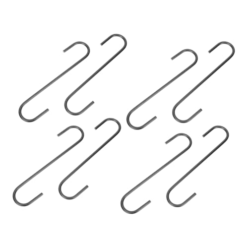 SOIMISS 8 Stück Teiliges S Haken aus Edelstahl Schwarz Pulverbeschichtet Robuster Kleiderbügel Haken für Garderobe und Tür Vielseitiger Kleiderorganizer für Jacken Taschen Hüte SOIMISS 8 Stück Teiliges S Haken aus Edelstahl Schwarz Pulverbeschichtet Robuster Kleiderbügel Haken für Garderobe und Tür Vielseitiger Kleiderorganizer für Jacken Taschen Hüte von SOIMISS