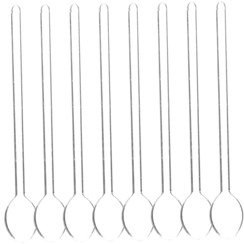 SOIMISS 8 Stück Teiliges Transparente Glaslöffel mit Langem Stil Hitzebeständig Poliert und Vielseitig Einsetzbar als Espresso Dessert Tee und Rührlöffel für Getränke und Speisen SOIMISS 8 Stück Teiliges Transparente Glaslöffel mit Langem Stil Hitzebeständig Poliert und Vielseitig Einsetzbar als Espresso Dessert Tee und Rührlöffel für Getränke und Speisen von SOIMISS