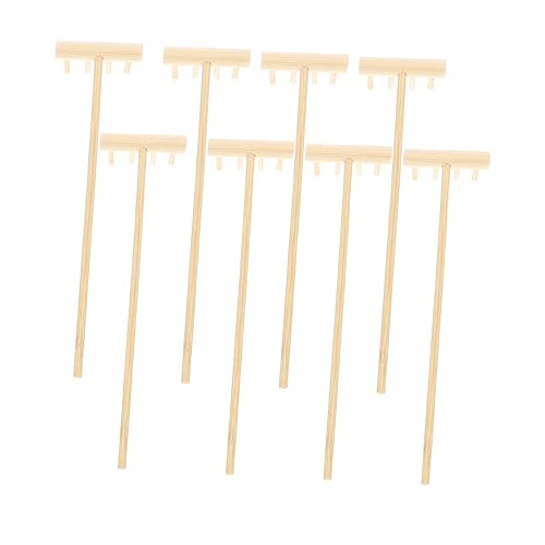 SOIMISS 8 Teiliges Teeservice Ornament Mini Rechen Sandkasten Rechen Starter Winzige Gartenarbeit Miniatur Rechen Zen Sand Set Meditations Sandrechen Feengarten Handwerkzeug Zen von SOIMISS