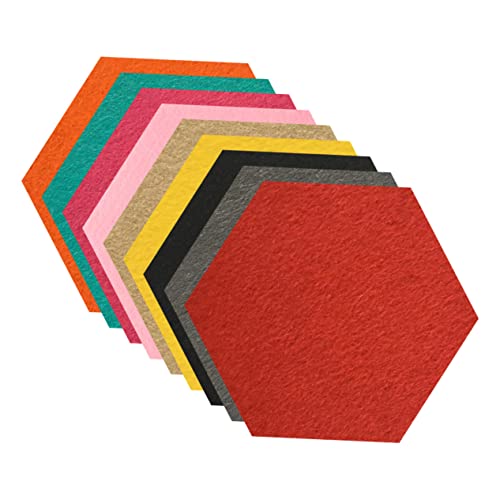 SOIMISS 9 Stück Teiliges Selbstklebende Filz Wandfliesen Sechseckige Pinnwand für Zuhause Büro und Schlafzimmer Dekorative Wandaufkleber Farben Orange Blau Grün Rosa Zementgrau Gelb Rot SOIMISS 9 Stück Teiliges Selbstklebende Filz Wandfliesen Sechseckige Pinnwand für Zuhause Büro und Schlafzimmer Dekorative Wandaufkleber Farben Orange Blau Grün Rosa Zementgrau Gelb Rot von SOIMISS