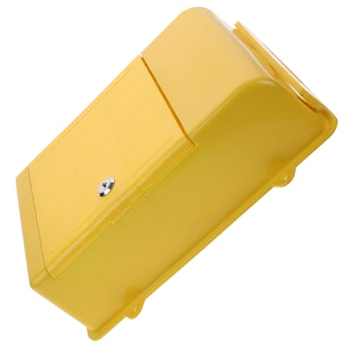 SOIMISS Abschließbarer Wandbriefkasten aus Kunststoff und Metall Wetterfest Großer Postkasten für Briefe Dokumente Zeitungen Praktischer und Stilvoller Postbehälter für Zuhause und Büro von SOIMISS