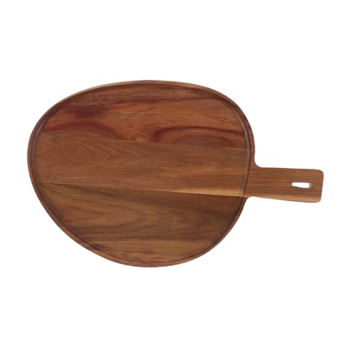 SOIMISS Acacia Holz Servierplatte mit Natürlicher Maserung Rustikales Design Vielseitiges Holztablett für Pizza Sushi Steak Brot Stilvolles Holztablett für Party und Restaurant SOIMISS Acacia Holz Servierplatte mit Natürlicher Maserung Rustikales Design Vielseitiges Holztablett für Pizza Sushi Steak Brot Stilvolles Holztablett für Party und Restaurant von SOIMISS