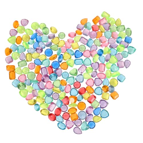 SOIMISS Acryl Diamanten Künstliche Schmucksteine für Bastelarbeiten Vase Füller Partydekoration Leichte Langlebige Spielsteine für Kinderabenteuer und Schatzkisten von SOIMISS