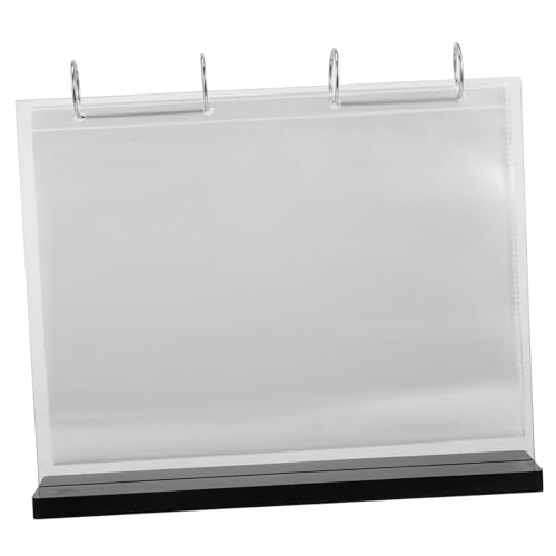 SOIMISS Acryl Menühalter mit Seitigem Flip Display Holz Tischaufsteller für Langlebiger Acryl und Metallhalter für Kaffee und Teeläden Vielseitiger Tischkartenhalter SOIMISS Acryl Menühalter mit Seitigem Flip Display Holz Tischaufsteller für Langlebiger Acryl und Metallhalter für Kaffee und Teeläden Vielseitiger Tischkartenhalter von SOIMISS