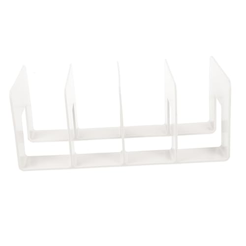 SOIMISS Acryl Schreibtisch Organizer Fächer Buchstütze Multifunktionaler Dokumentenhalter Platzsparend für Büro und Zuhause von SOIMISS