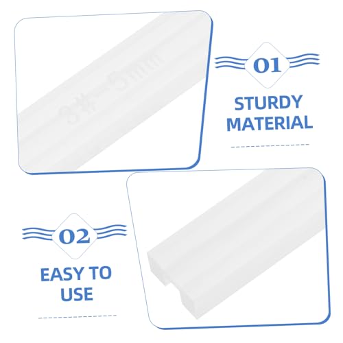 SOIMISS Acryl zipper kleber werkzeug Anti überlauf lineal DIY Lederhandwerk Zubehör Langlebig Präzise für Reißverschluss kleber Abstandhalter und Handwerksprojekte SOIMISS Acryl zipper kleber werkzeug Anti überlauf lineal DIY Lederhandwerk Zubehör Langlebig Präzise für Reißverschluss kleber Abstandhalter und Handwerksprojekte von SOIMISS